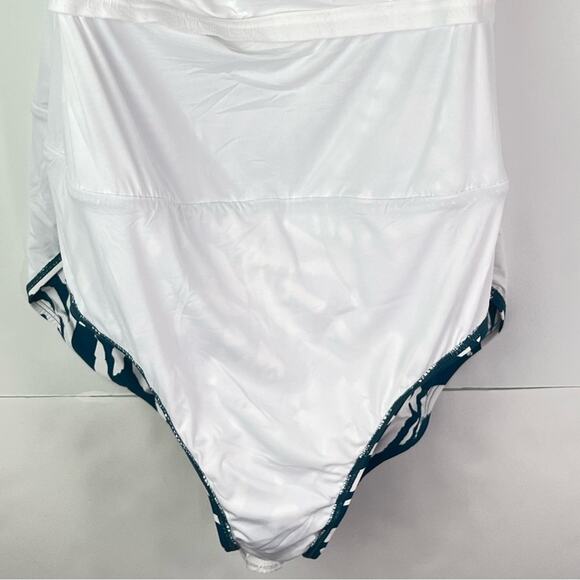 New Anne Cole Plus Size V-Wire One Piece Swimsuit - Picture 11 of 13